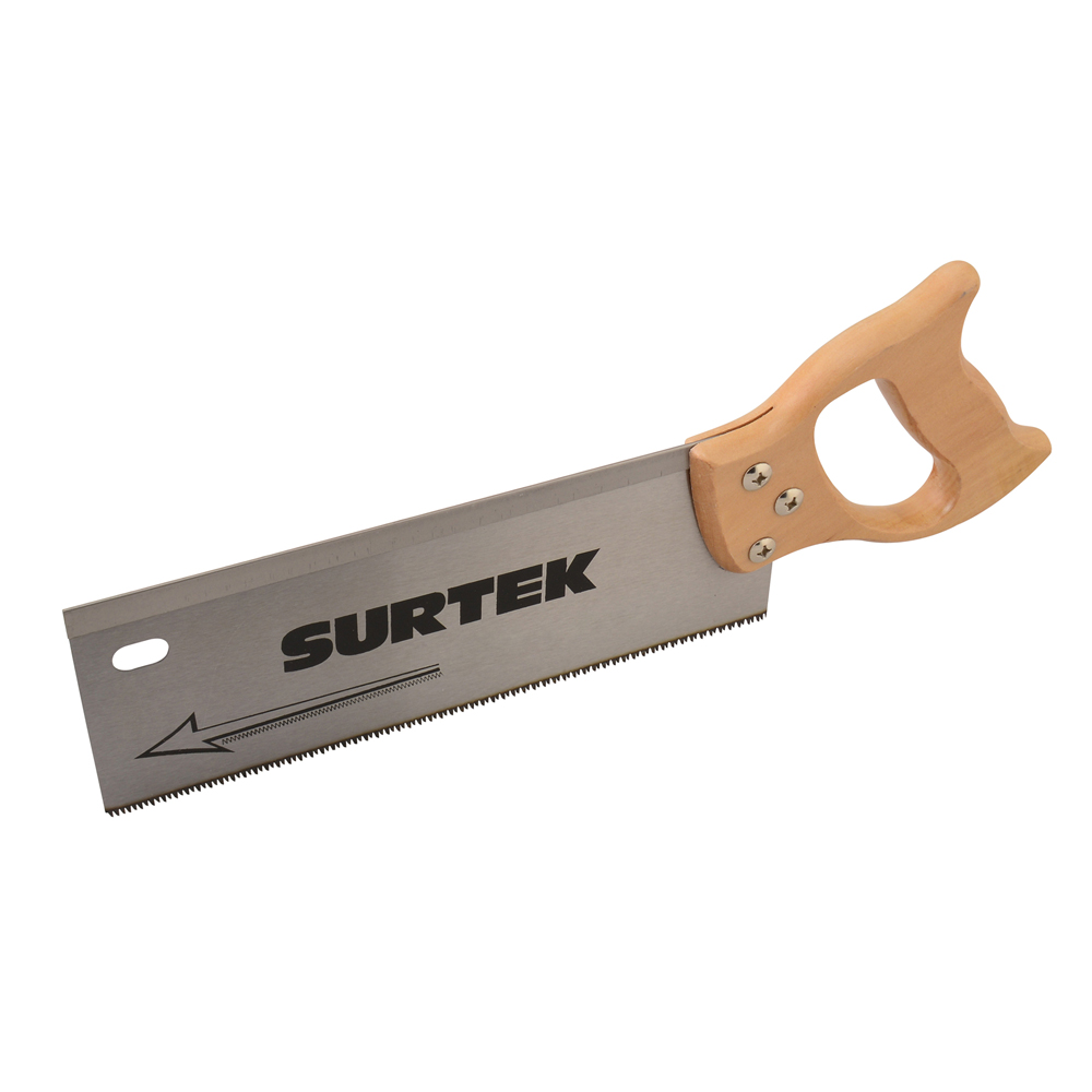 Serrucho con mango de madera de costilla 12" Surtek