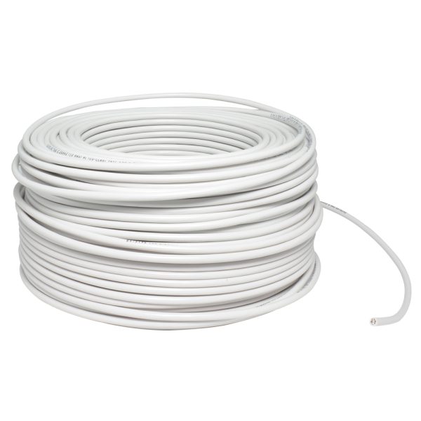Cable eléctrico UL cal 8 100 m , color blanco Surtek