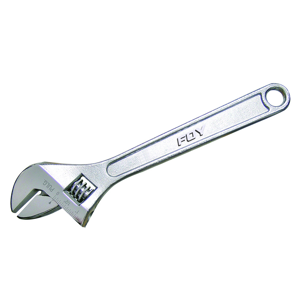 Llave ajustable cromada 8" uso doméstico Foy