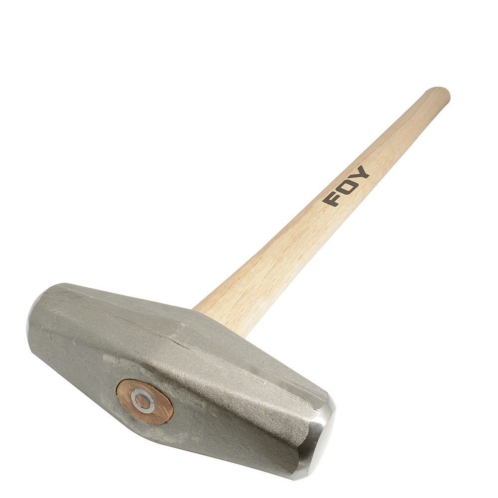 Marro tipo barril con mango largo de madera de 36", 8 lb Foy