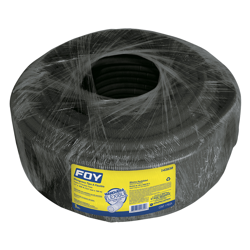 Manguera flexible reforzada 1/2" 100 m Foy