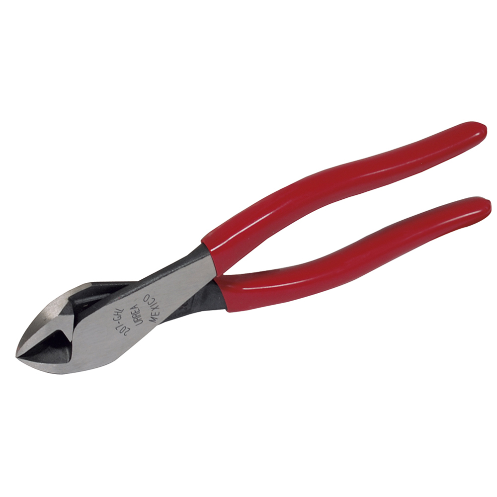 Pinza con mango rubber grip de 7-15/16" corte diagonal alta palanca Urrea