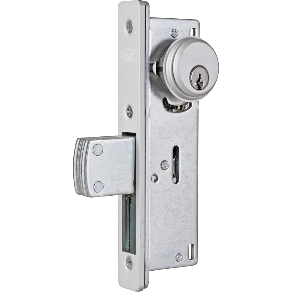 Cerradura comercial para puerta de aluminio, de paleta, llave estándar, 24 mm Lock