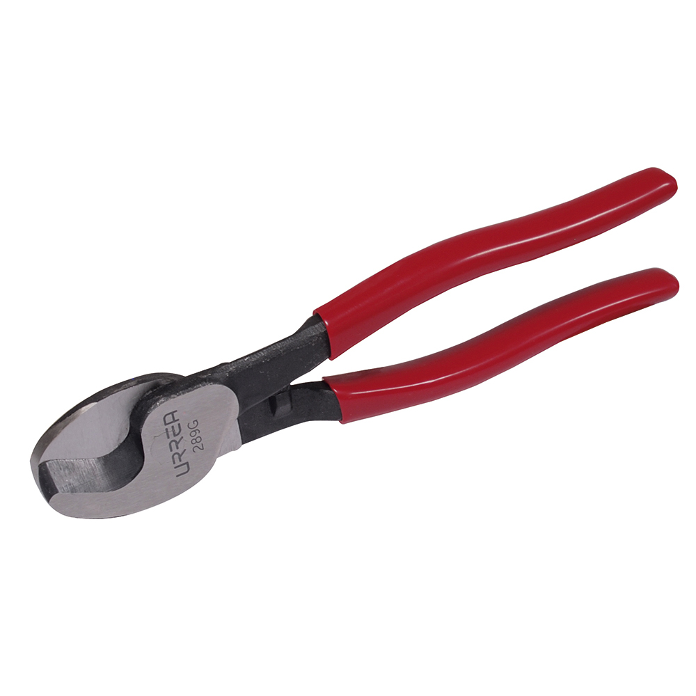 Tijera con mango rubber grip cortacable cobre AWG 1/0, 9-1/4" Urrea