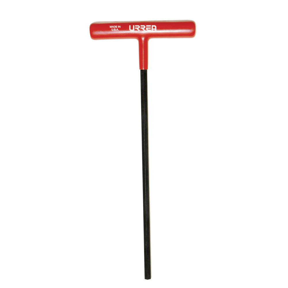 Llave hexagonal larga tipo "T" ergonómica en pulgadas, 9/64" Urrea