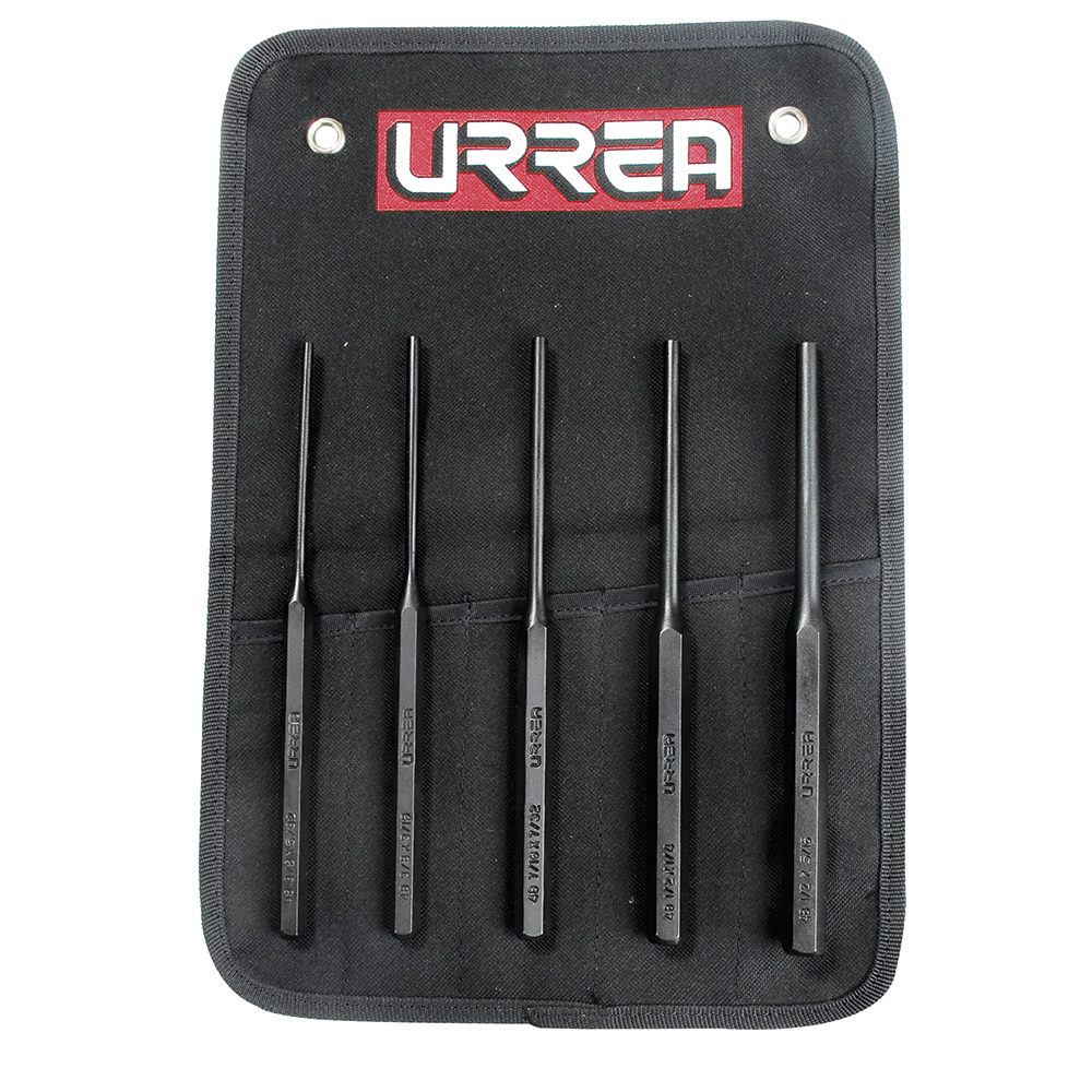Juego de punzones largos, 5 piezas Urrea