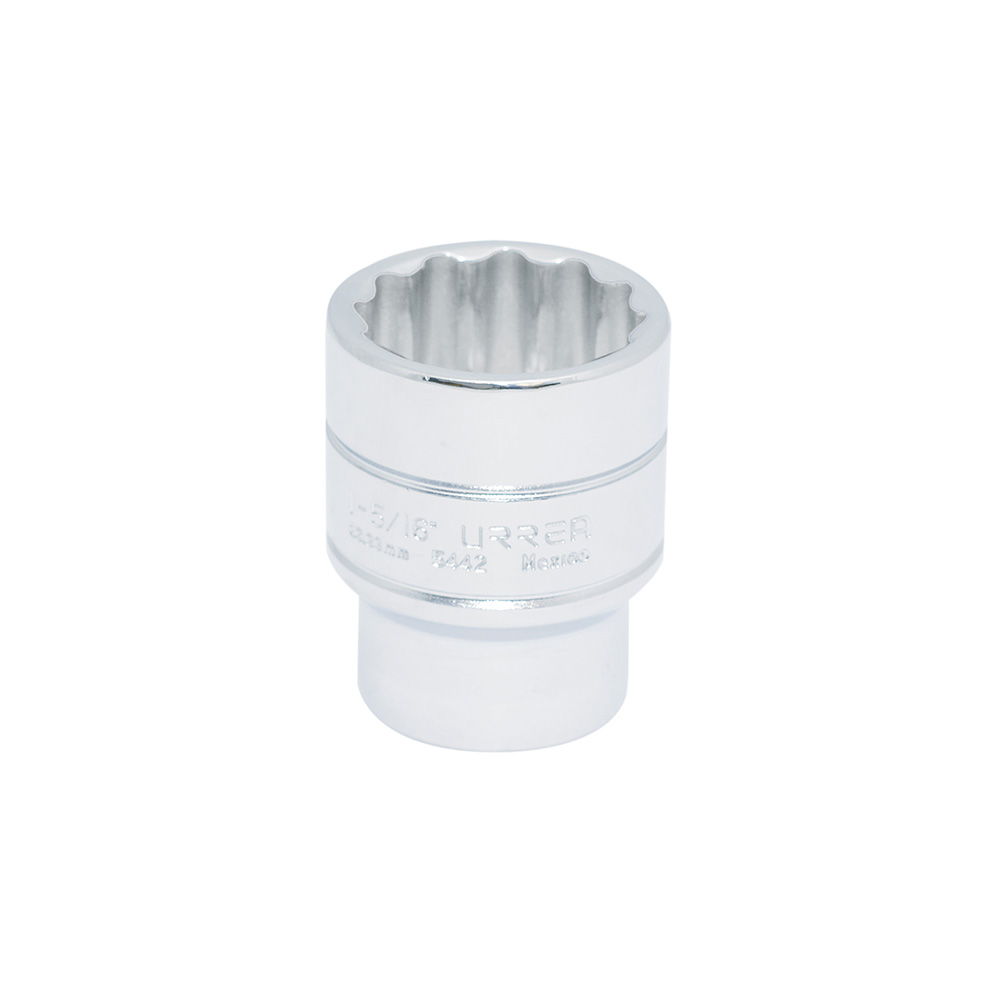 Dado en pulgadas cuadro de 1/2", 12 puntas, 1-5/16" Urrea