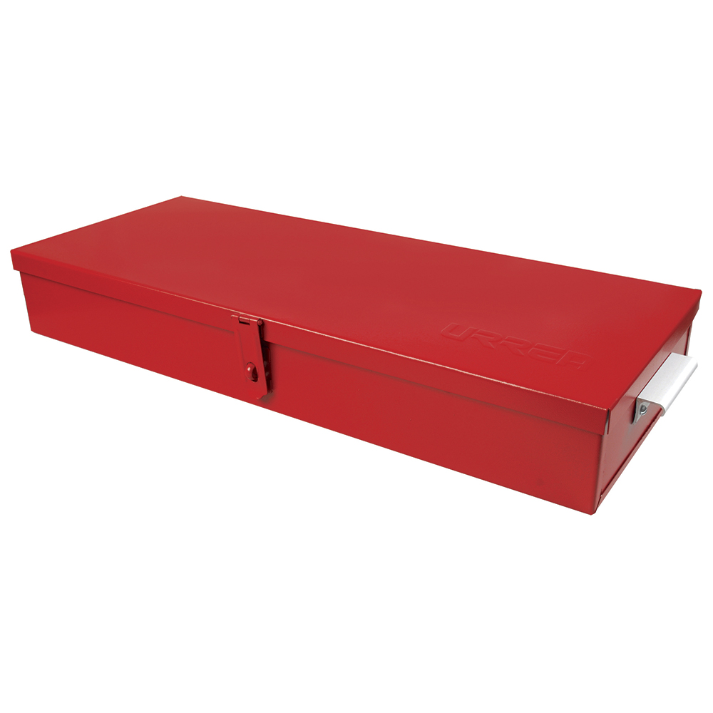 Caja metálica usos múltiples roja 23" x 9" x 3" Urrea