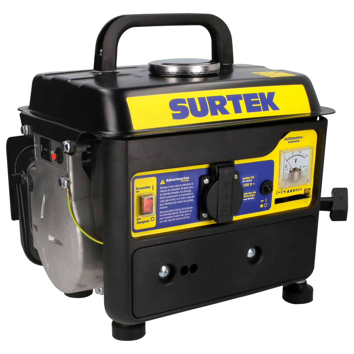 Generador de gasolina 800 W 2 HP Surtek