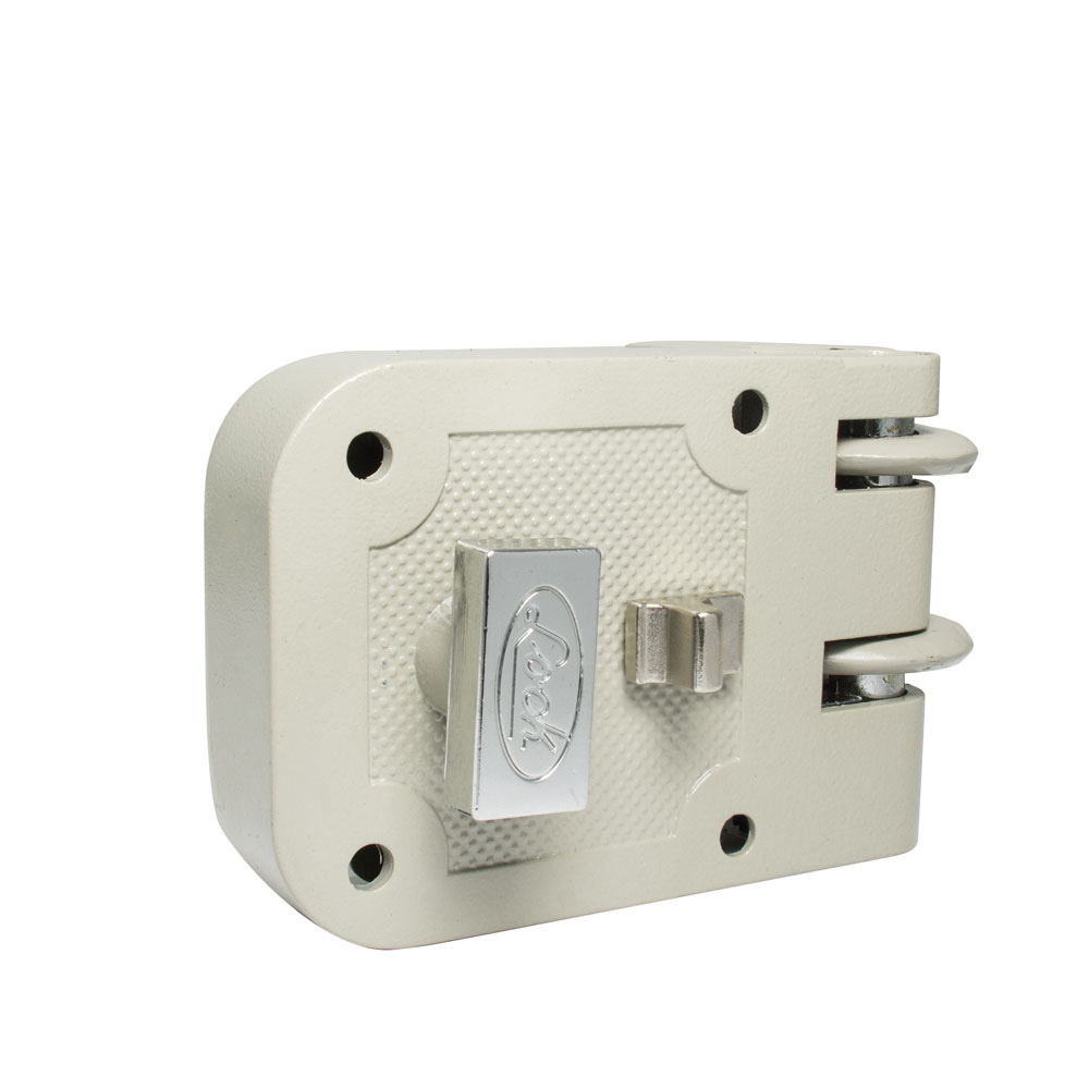 Cerradura sobreponer para puerta corrediza función izquierda, llave estándar, en caja Lock