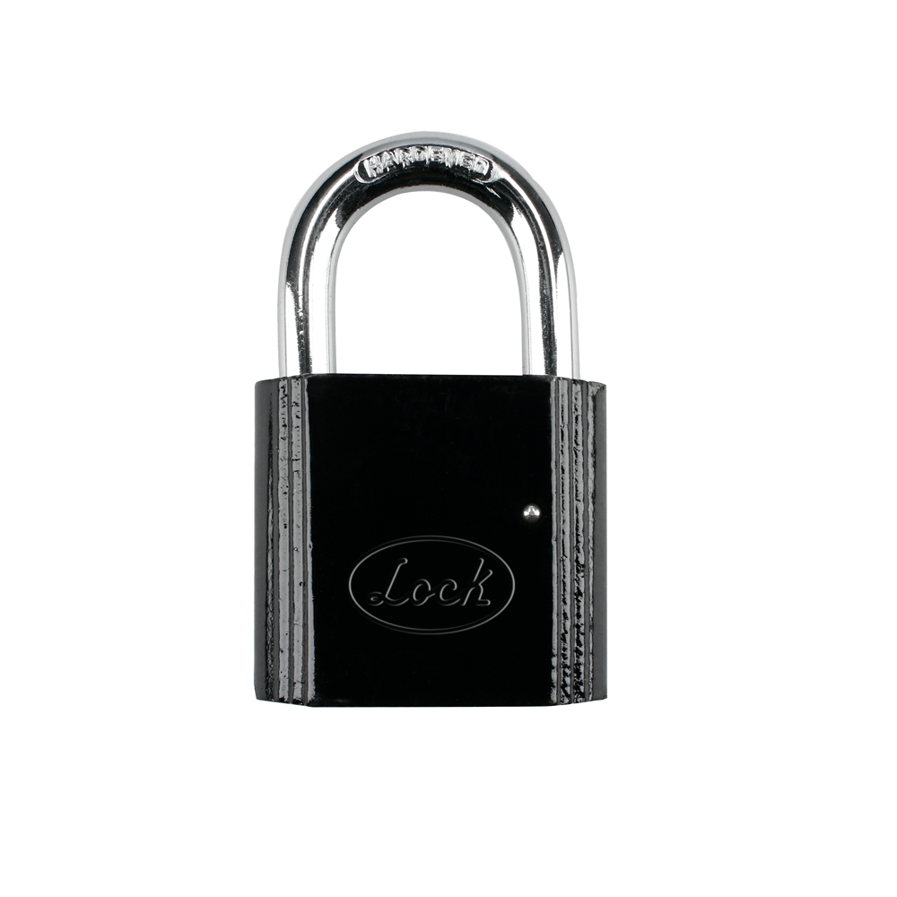 Candado No.9 corto 38 mm, color negro Lock