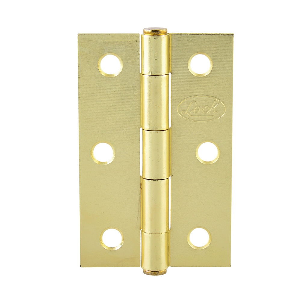 Bisagra alargada latón brillante 2.5" x 1.81" Lock
