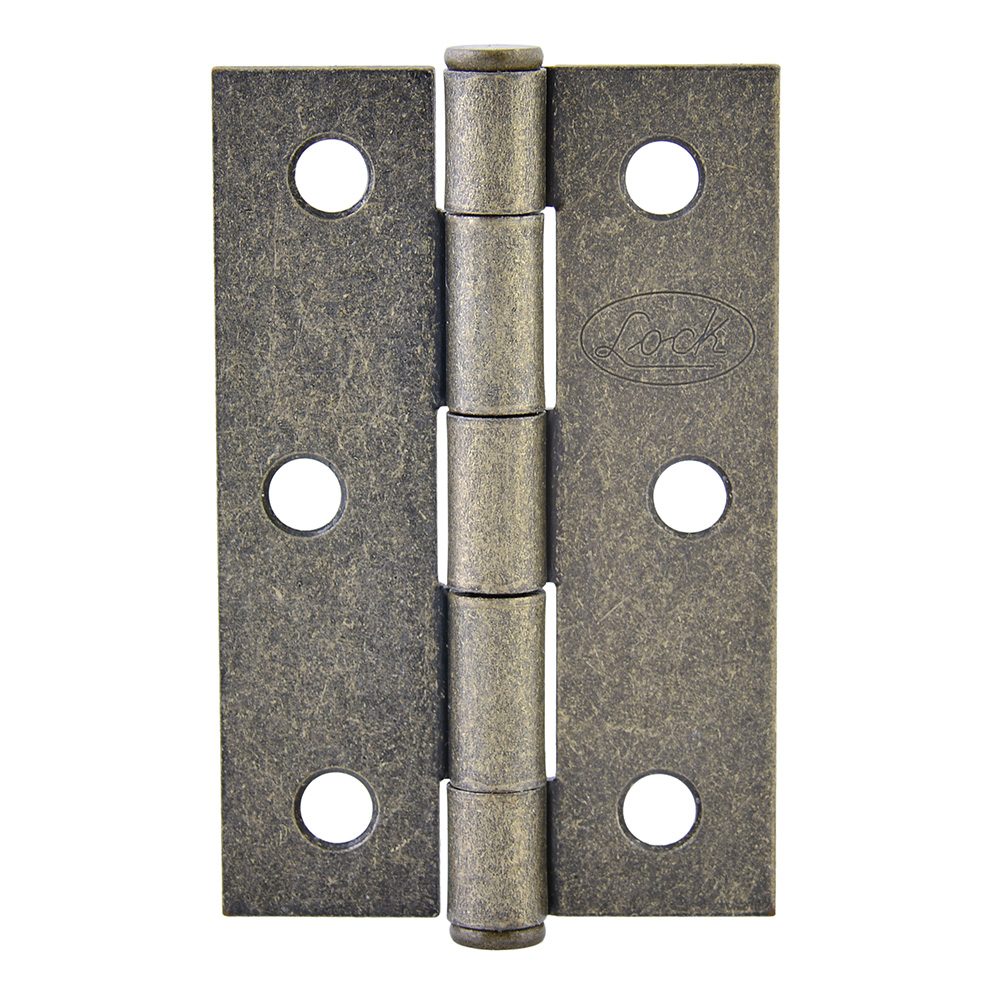Bisagra alargada latón antiguo 3.5" x 2.52" Lock