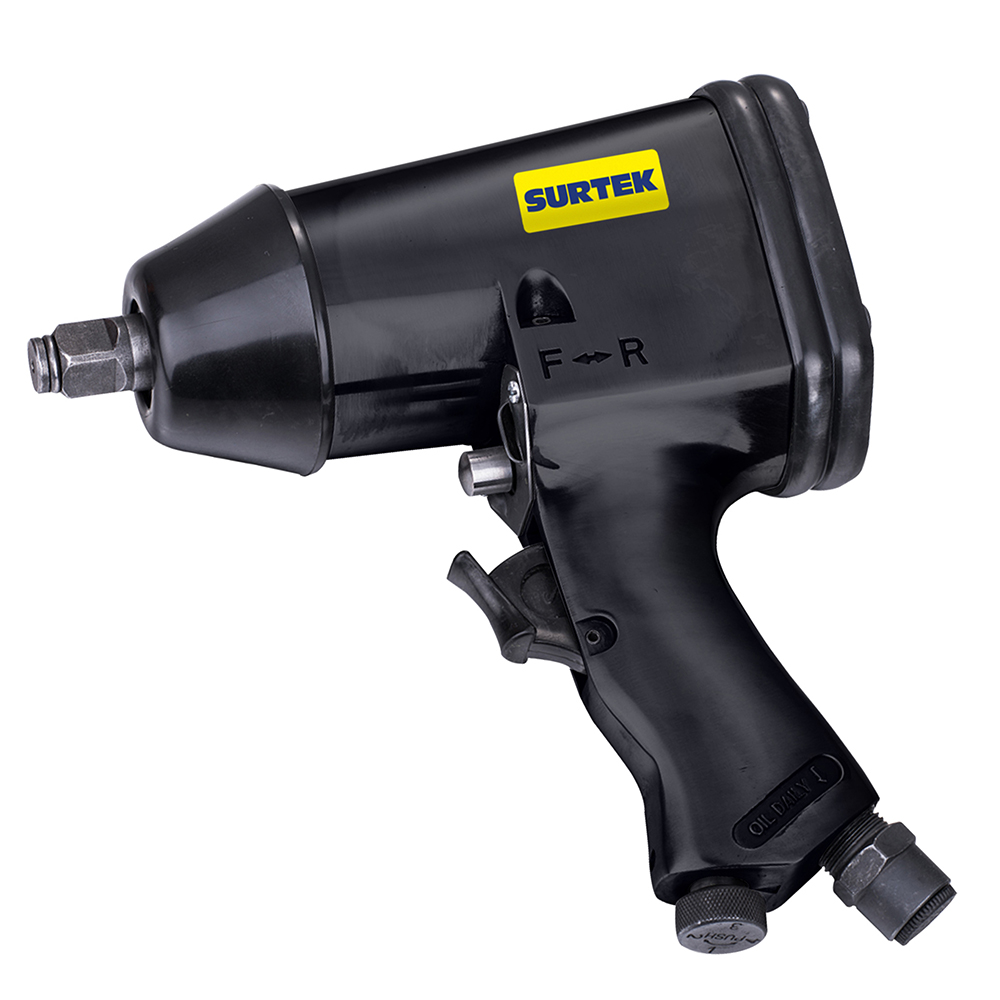 Pistola de impacto neumática sistema rocking dog 207ft-lb cuadro de 1/2" Surtek