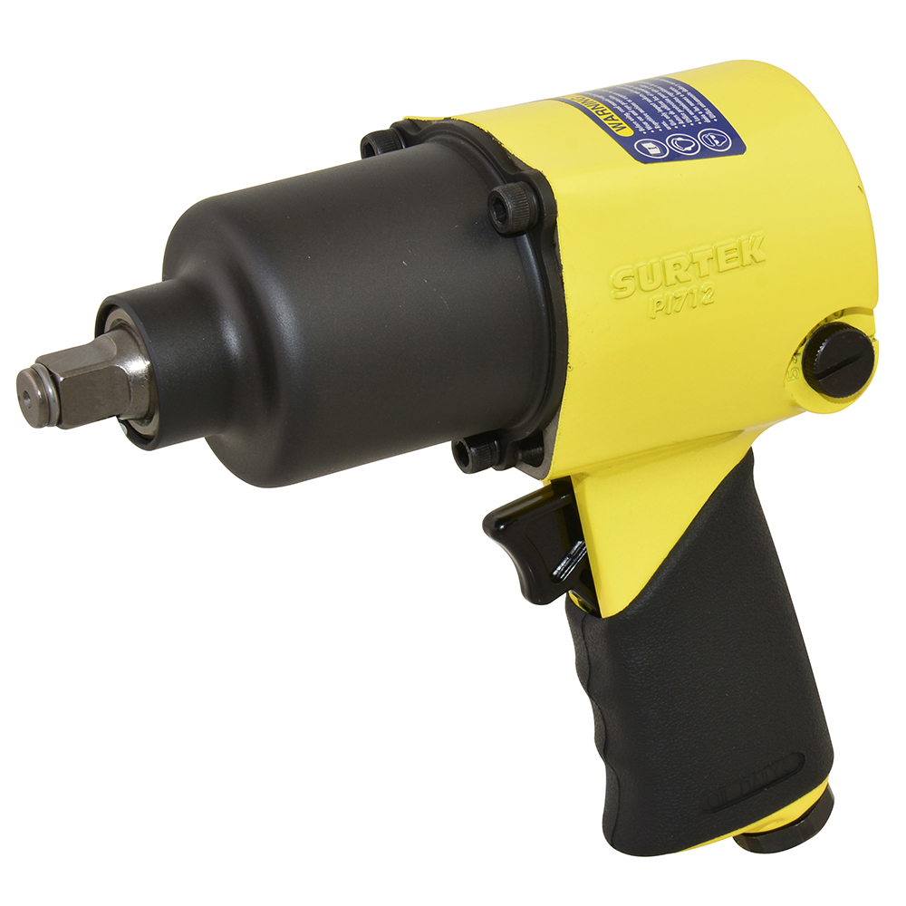 Pistola de impacto neumática sistema twin hammer 420ft-lb cuadro de 1/2" Surtek