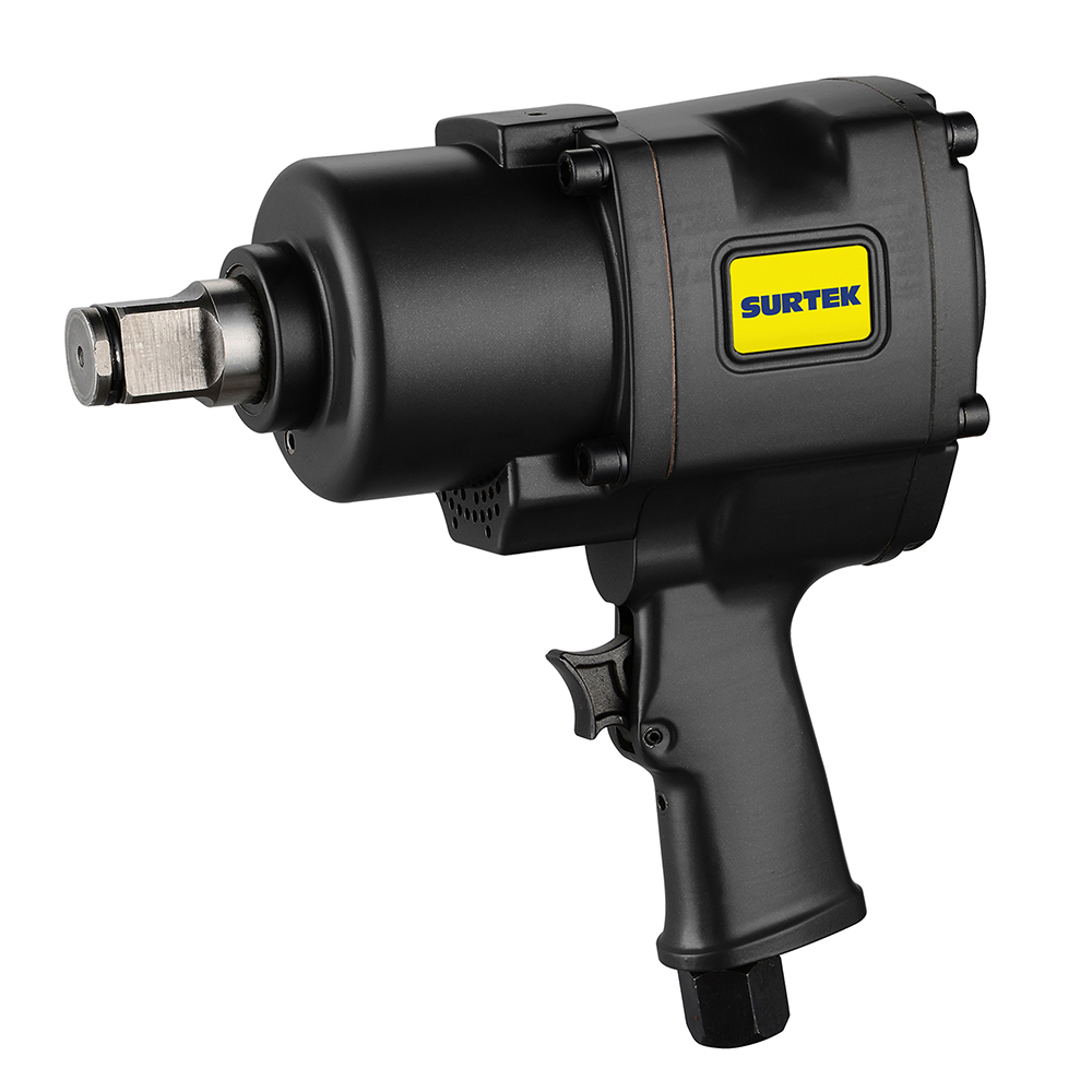 Pistola de impacto neumática sistema twin hammer 1180ft-lb cuadro de 3/4" Surtek