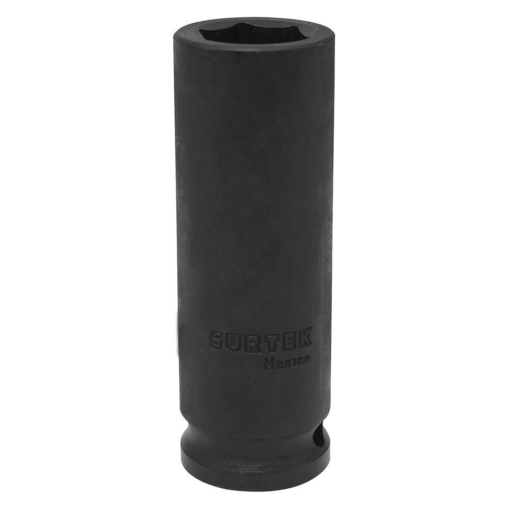 Dado de impacto largo en pulgadas cuadro de 1/2", 6 puntas, 13/16" Surtek